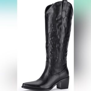 Women’s Black Western Cowboy Boots